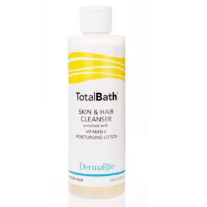DermaRite TotalBath Skin and Hair Cleanser, 1 Gal Jug, Scented