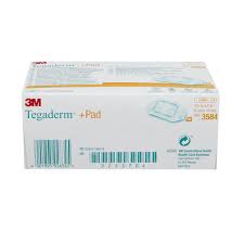 3M™ Tegaderm™ Transparent Film Dressing with Pad, 3½ x 4 Inch