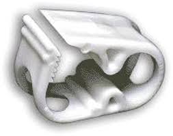 Tube Clamp Urocare® 3/4 X 1 X 1-1/2 Inch, NonSterile, White