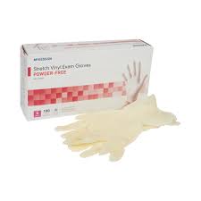 McKesson Vinyl Exam Glove, Small, Clear