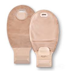 New Image™ Drainable Beige Colostomy Pouch, 9 Inch Length, Mini , 2¾ Inch Flange