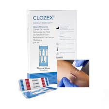 Skin Closure Device Clozex® 2 X 2 Inch Polyurethane, Polyester, Medical Grade Acrylic Interlaced Closure Strip Clear